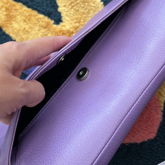 Vintage Christian Dior Purple Saddle bag - Picture 12 of 12